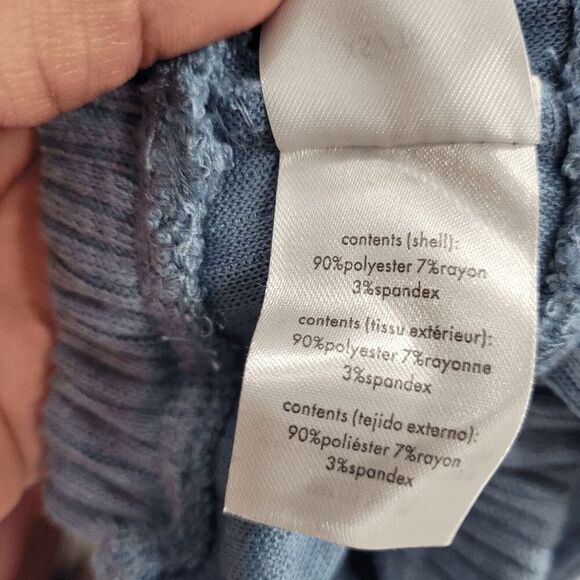 WeWoreWhat Blue Storm Wide Rib The Halter Bra Top X-Small - Picture 6 of 6